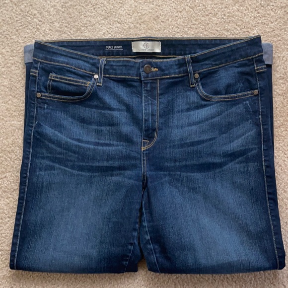 CJ by Cookie Johnson Dark Wash Boyfriend Jeans 34 - Picture 2 of 5